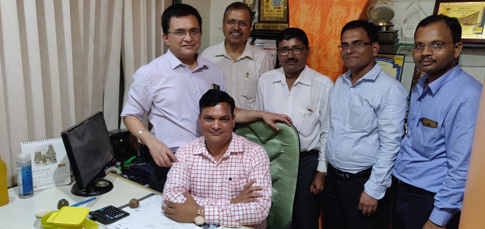 LIC SDM VISIT AT MY OFFICE